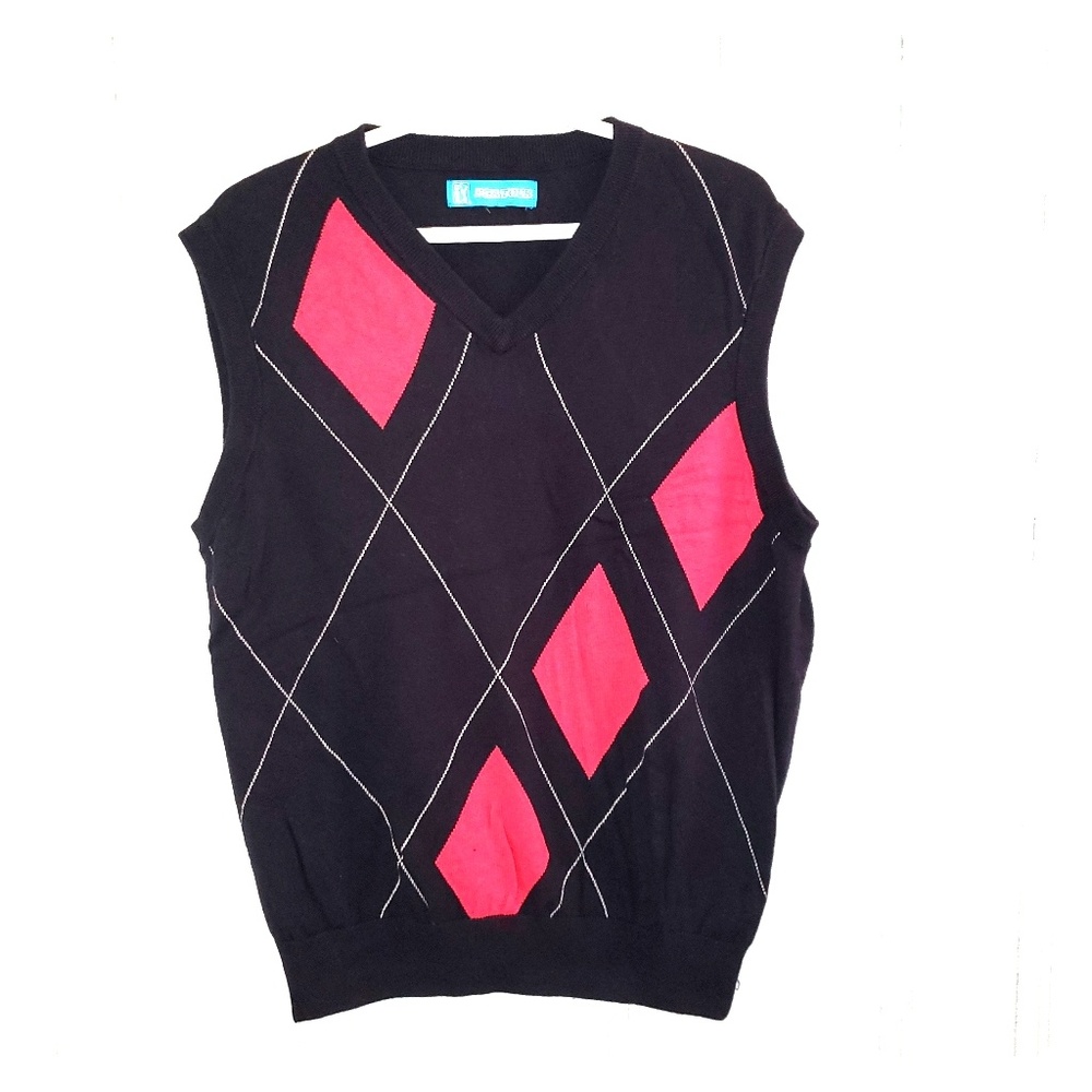Mens PGA Tour Knitted Vest